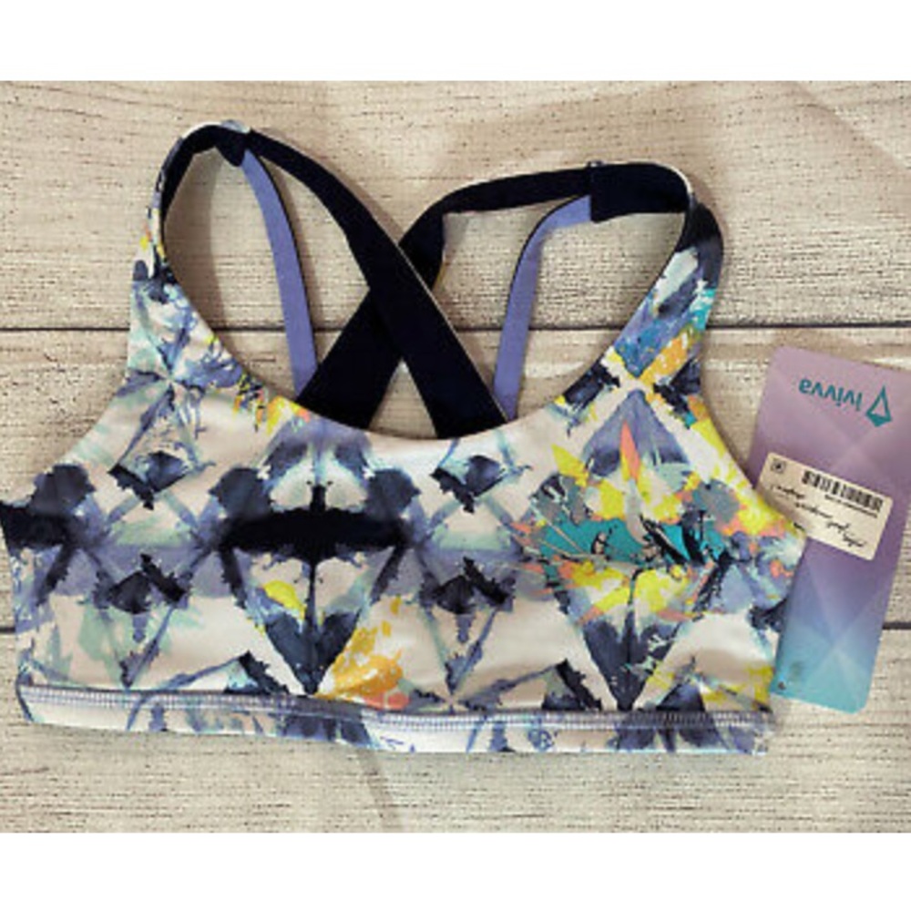 NWT Ivivva Multi-Colored Sports Bra